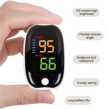 Load image into Gallery viewer, Finger Pulse Oximeter Finger Clip Heartbeat Pulse Oximeter Portable Heart Rate Spo Heart Rate Meter Monitor Without Battery
