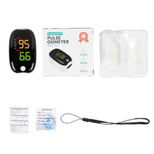 Load image into Gallery viewer, Finger Pulse Oximeter Finger Clip Heartbeat Pulse Oximeter Portable Heart Rate Spo Heart Rate Meter Monitor Without Battery
