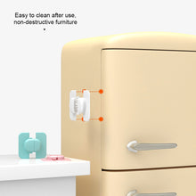 Load image into Gallery viewer, Refrigerator Lock Safety Lock Baby Door Buckle Lock Fixed Buckle Refrigerator Anti Opening Buckle Refrigerator Door Not Closing Tightly Auxiliary Lock
