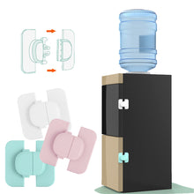 Load image into Gallery viewer, Refrigerator Lock Safety Lock Baby Door Buckle Lock Fixed Buckle Refrigerator Anti Opening Buckle Refrigerator Door Not Closing Tightly Auxiliary Lock
