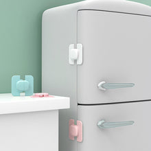 Load image into Gallery viewer, Refrigerator Lock Safety Lock Baby Door Buckle Lock Fixed Buckle Refrigerator Anti Opening Buckle Refrigerator Door Not Closing Tightly Auxiliary Lock
