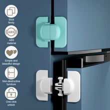 Load image into Gallery viewer, Refrigerator Lock Safety Lock Baby Door Buckle Lock Fixed Buckle Refrigerator Anti Opening Buckle Refrigerator Door Not Closing Tightly Auxiliary Lock
