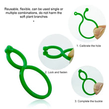Load image into Gallery viewer, 50pcs/set Horticultural Eight Character Buckle Garden Vegetable Garden Green Plants Fruits Vegetables Fixed Clip Grape Seedlings Vine Ties Eight Character Buckle Bracket
