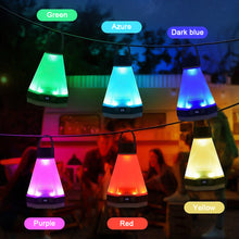 Load image into Gallery viewer, Portable Camping Light Portable LED Camping Light Outdoor Atmosphere Light Rechargeable Hanging Light
