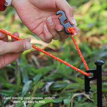 Load image into Gallery viewer, Outdoor Camping Tent Wind Rope Accessories Three Eye Adjustable Buckle Canopy Rope Pull Buckle
