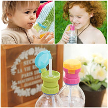Load image into Gallery viewer, Children's Mineral Water Straw Cover Portable Drinking Tool Anti Choking Water Bottle Cover Water Bottle Conversion Nozzle Cap
