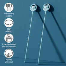 Load image into Gallery viewer, Straw Brush Bottle Cleaning Brush Slender Silicone Small Brush Straw Cup Brush Cover Thickened Lengthened Straw Brush
