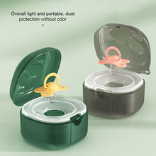 Load image into Gallery viewer, Baby Pacifier Box PP Storage Box Portable Dustproof Bite Music Storage Box Transparent Plastic Packaging Box
