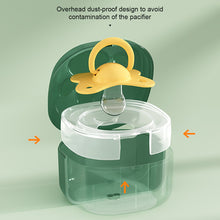 Load image into Gallery viewer, Baby Pacifier Box PP Storage Box Portable Dustproof Bite Music Storage Box Transparent Plastic Packaging Box
