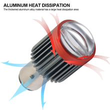 Load image into Gallery viewer, BA20D Motorcycle LED Dual-Lens Projector Headlight Scooter Motorbike Dual Lens Light Bulb DRL Hi/Lo Beam for E-Bike ATV
