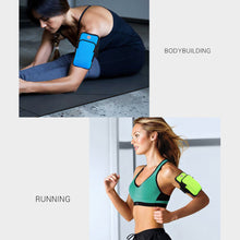 Load image into Gallery viewer, Universal Armband Sport Phone Case For Running Arm Phone Holder Sports Mobile Bag Hand for iPhone Xiaomi Huawei 6.5"
