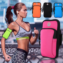 Load image into Gallery viewer, Universal Armband Sport Phone Case For Running Arm Phone Holder Sports Mobile Bag Hand for iPhone Xiaomi Huawei 6.5"
