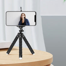 Load image into Gallery viewer, Universal Mobile Phone Holder Desk Stand Selfie Stick Mini Tripod Adjustable Home Bed Desktop Outdoor Mount Bracket Cell Phone
