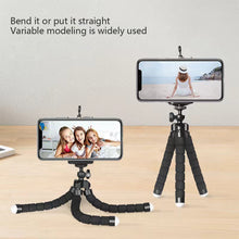 Load image into Gallery viewer, Universal Mobile Phone Holder Desk Stand Selfie Stick Mini Tripod Adjustable Home Bed Desktop Outdoor Mount Bracket Cell Phone
