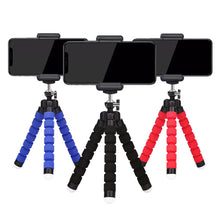 Load image into Gallery viewer, Universal Mobile Phone Holder Desk Stand Selfie Stick Mini Tripod Adjustable Home Bed Desktop Outdoor Mount Bracket Cell Phone

