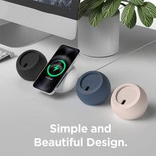 Load image into Gallery viewer, Ball Shape Magnetic Silicone Charging Desk Holder Stand for Magsafe IPhone 13 14 Pro Macsafe Charger Dock Station Accessories
