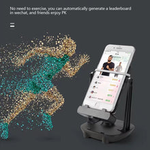 Load image into Gallery viewer, Desk Walking Swing Shaker Mobile Phone Stand Holder Pedometer Brush Stepper For Phone Wiggler Counter For iPhone Samsung Xiaomi
