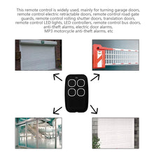 Load image into Gallery viewer, Garage Door Remote Control Duplicator 433MHz Multi-Frequency Code Grabber Clone Gate Key Fob Command Hand Transmitter
