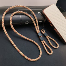 Load image into Gallery viewer, Long Mobile Phone Lanyard Necklace Dual-use Lanyard Cell Phone Wrist Hand Strap Cord Smartphone Shoulder Phone Chain Key Strap
