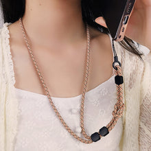 Load image into Gallery viewer, Long Mobile Phone Lanyard Necklace Dual-use Lanyard Cell Phone Wrist Hand Strap Cord Smartphone Shoulder Phone Chain Key Strap
