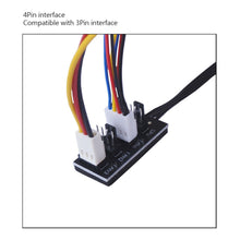 Load image into Gallery viewer, 1 to 5/4 Way PWM Fan Hub PC CPU Cooling 4 PIN/3PIN Fan Power Cable Hub Splitter Adapter Desktop Computer Cooler Case Fan
