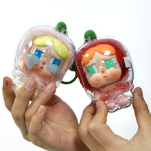 Load image into Gallery viewer, 1Pair Protective Acrylic Storage Case For Plush Dolls Display Bag for Crybaby No Doll Transparent Portable Cable Organizer Box Storage Case
