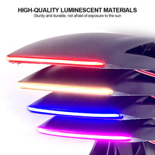 Load image into Gallery viewer, Motorcycle Front Fender Mudguard Extension Splash Pad Modified Accessory with Light for NIU UQI Ninebot SP1 Style Rear Splash Guard
