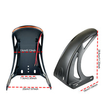Load image into Gallery viewer, Motorcycle Front Fender Mudguard Extension Splash Pad Modified Accessory with Light for NIU UQI Ninebot SP1 Style Rear Splash Guard
