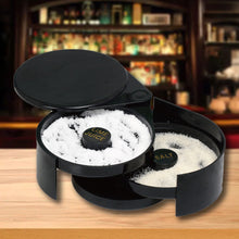 Load image into Gallery viewer, 3 Tier Rotating Salt Rimmer Box Mixing Salt Sugar Rim Box Salt Sticking Device Juice Cocktail Seasoning Rimmers Bartender Bar Accessories
