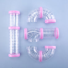 Load image into Gallery viewer, 5.5cm Dia Hamster Toy Maze DIY Remodeled Cage External Tubes Tunnel Set Sports U Pipe Hamster Accessories Pipeline Supplies
