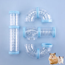 Load image into Gallery viewer, 5.5cm Dia Hamster Toy Maze DIY Remodeled Cage External Tubes Tunnel Set Sports U Pipe Hamster Accessories Pipeline Supplies
