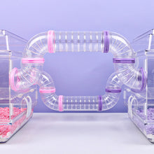 Load image into Gallery viewer, 5.5cm Dia Hamster Toy Maze DIY Remodeled Cage External Tubes Tunnel Set Sports U Pipe Hamster Accessories Pipeline Supplies
