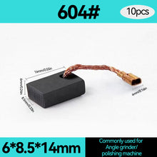 Load image into Gallery viewer, 10pcs Motor Carbon Brush Set Replacement Parts Carbon Brush Electric Hammer Cutting Polishing Machine Power Tool Electric Tools
