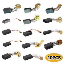 Load image into Gallery viewer, 10pcs Motor Carbon Brush Set Replacement Parts Carbon Brush Electric Hammer Cutting Polishing Machine Power Tool Electric Tools
