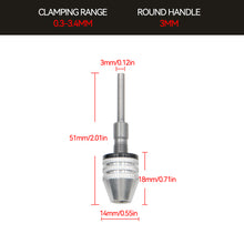 Load image into Gallery viewer, Quick Change Keyless Drill Bit Chuck Hex Shank Adapter Converter Tool Electric Micro Motor Clamp Chuck Grinder Drill Chuck
