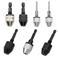 Load image into Gallery viewer, Quick Change Keyless Drill Bit Chuck Hex Shank Adapter Converter Tool Electric Micro Motor Clamp Chuck Grinder Drill Chuck
