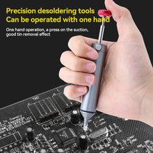 Load image into Gallery viewer, Aluminum Desoldering Pump Suction Tin Gun Soldering Sucker Pen Powerful Vacuum Iron Welding Repair Tool for Electronic Component
