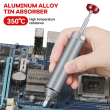 Load image into Gallery viewer, Aluminum Desoldering Pump Suction Tin Gun Soldering Sucker Pen Powerful Vacuum Iron Welding Repair Tool for Electronic Component
