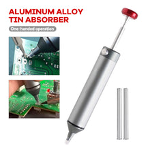Load image into Gallery viewer, Aluminum Desoldering Pump Suction Tin Gun Soldering Sucker Pen Powerful Vacuum Iron Welding Repair Tool for Electronic Component
