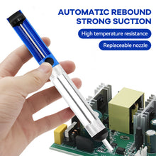 Load image into Gallery viewer, Soldering Sucker Pen Aluminum Metal Desoldering Pump Suction Tin Gun Removal Vacuum Soldering Iron Desolder Hand Welding Tools
