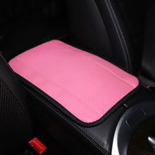 Load image into Gallery viewer, Universal Car Interior Center Console Armrest Pad PU Leather Auto Armrest Console Cover Box Mat Auto Armrests Storage Box Mats
