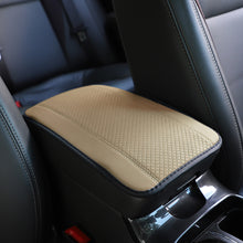 Load image into Gallery viewer, Universal Car Interior Center Console Armrest Pad PU Leather Auto Armrest Console Cover Box Mat Auto Armrests Storage Box Mats
