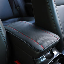 Load image into Gallery viewer, Universal Car Interior Center Console Armrest Pad PU Leather Auto Armrest Console Cover Box Mat Auto Armrests Storage Box Mats
