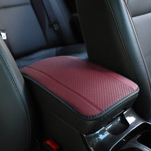 Load image into Gallery viewer, Universal Car Interior Center Console Armrest Pad PU Leather Auto Armrest Console Cover Box Mat Auto Armrests Storage Box Mats

