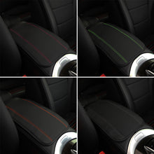 Load image into Gallery viewer, Universal Car Interior Center Console Armrest Pad PU Leather Auto Armrest Console Cover Box Mat Auto Armrests Storage Box Mats
