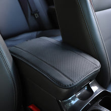 Load image into Gallery viewer, Universal Car Interior Center Console Armrest Pad PU Leather Auto Armrest Console Cover Box Mat Auto Armrests Storage Box Mats

