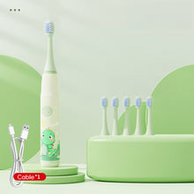Load image into Gallery viewer, Sonic Soft Hair Children Electric Toothbrush Long Endurance Anti-tooth Cavity USB Charging Automatic Waterproof Oral Care Cartoon Baby Boy Girls Gift
