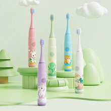 Load image into Gallery viewer, Sonic Soft Hair Children Electric Toothbrush Long Endurance Anti-tooth Cavity USB Charging Automatic Waterproof Oral Care Cartoon Baby Boy Girls Gift
