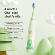 Load image into Gallery viewer, Sonic Soft Hair Children Electric Toothbrush Long Endurance Anti-tooth Cavity USB Charging Automatic Waterproof Oral Care Cartoon Baby Boy Girls Gift
