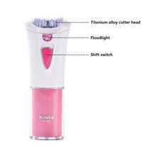 Load image into Gallery viewer, Electric Hair Removal Lady Install Battery Type Pluck Out Hairs Device Bikini Trimmer Face Shavers for Underarms Legs Ladies Body Trimmer
